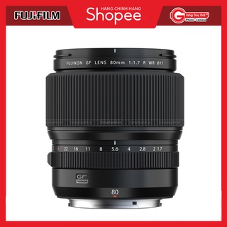 Ống Kính Fujifilm GF 80mm f/1.7 R WR Chính Hãng Fujifilm Việt Nam