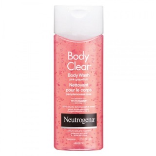 Sữa tắm sạch mụn Neutrogena Body Clear Pink Grapefruit gel 250ml hàng Mỹ