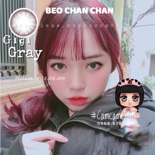 KÍNH ÁP TRÒNG HÀN QUỐC VASSEN CHÍNH HÃNG AN TOÀN ÊM DỊU- LENS GIGI GRAY