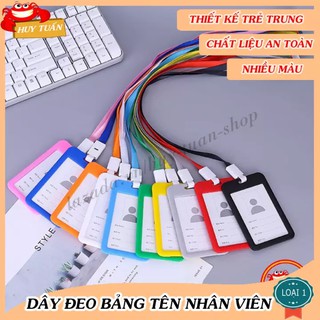 Dây đeo bảng tên nhân viên - dây đeo thẻ học sinh nhiều màu sắc xin xắn siêu đẹp(DDT01)