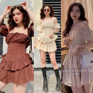 JUMPSUIT BẸT VAI ĐUÔI CÁ