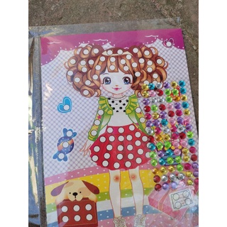 [sale50%]tranh đính đá a6   cho bé  dễ sử dụng(8x12cm)