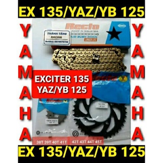 NHÔNG SÊN DĨA VÀNG EXCITER 135/YAZ 125/YB 125 SÊN VÀNG DĨA 34,35,36,37,38,39,40,41,42,43,44,45 NHÔNG 13,14,15,16