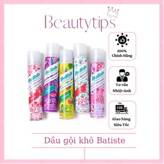 Dầu Gội Khô Batiste Dry Shampoo 200ml Hết Ngứa, Hết Bết Dính Tóc Bồng Bềnh Tức Thì