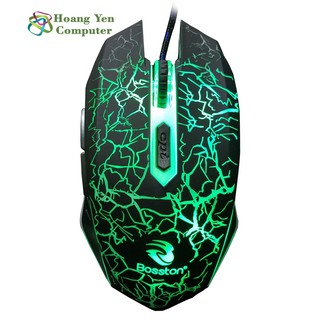 Chuột Chuyên Game 6D Bosston R30A Led Đa Màu - BH 1 Năm - Hoàng Yến Computer
