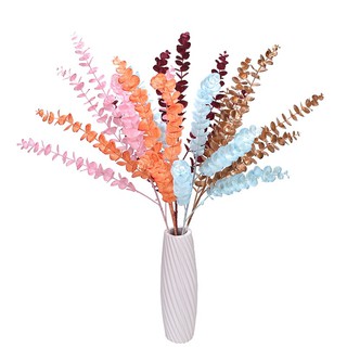 Cành Lá Giả / CÀNH LÁ TÁO NHỰA PVC CAO CẤP 5 NHÁNH, DÀI 85CM,
