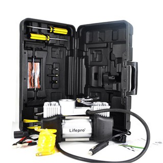 MÁY BƠM LỐP Ô TÔ, Xe Hơi 2 XI LANH LIFEPRO L602-RJ