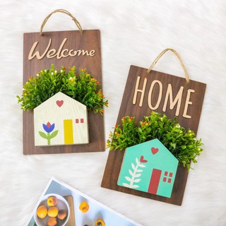 ✨Bảng Gỗ Kèm hoa treo trang trí nhà cửa trang trí Xinh lịm tim✨