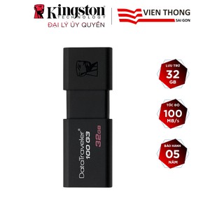 USB 3.0 Kingston DT100G3 32GB tốc độ upto 100MB/s