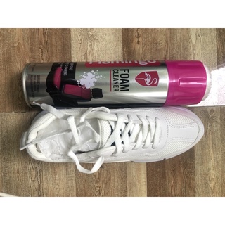 ( CHAI LỚN 650ml ) vệ sinh giày da kèm bàn chải chà giày ở nắp.