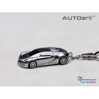 Móc Khoá Bugatti Veyron 1:87 Autoart ( Crom )
