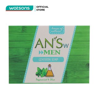 Xà Phòng AN'Sw Tinh Dầu Bạc Hà &amp; Olive 100g