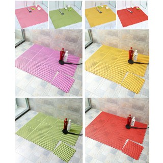 Combo 12 sàn nhựa ghép chống trơn nhà vệ sinh, ban công kích thước 30cm x 30cm