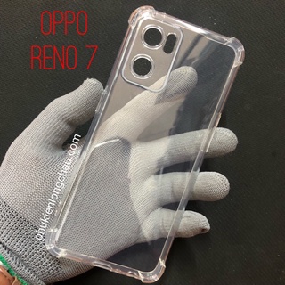 Ốp Lưng Oppo Reno 7 5G Dẻo Trong Suốt Chống Sốc Có Gù Bảo Vệ 4 Gốc