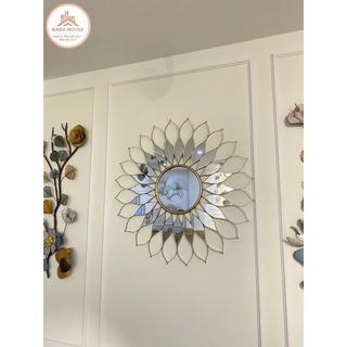Gương trắng decor, trang trí nhà cửa. kích thước 90x 90cm