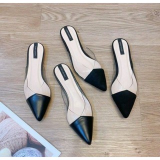 [Miễn ship] Sục quai trong mũi phối da trơn