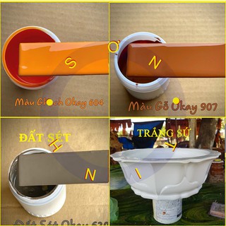 Sơn chậu kiểng OKAY [mẫu thử 200g]