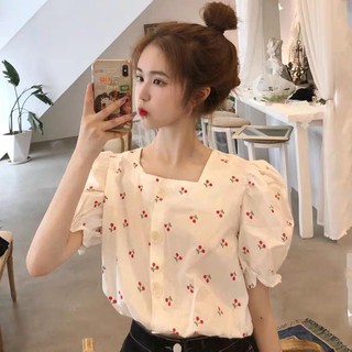 Áo croptop nữ họa tiết hàng quảng châu