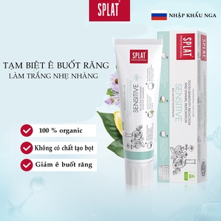 [Chống Ê Buốt] Kem Đánh Răng SPLAT Sensitive Làm Lành Các Vết Nứt Trên Bề Mặt Men Răng, Giúp Răng Chắc Khỏe 100ml