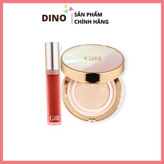 Combo Phấn nước Gilaa Long Wear DD Cushion &amp; Lip Cream