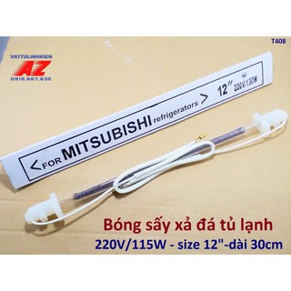 Thanh sấy nhiệt - điện trở phá băng Tủ Lạnh 220V/130W cỡ 12"- 30cm