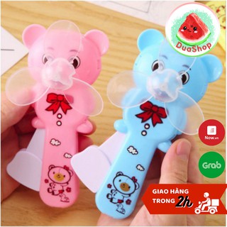 Quạt bóp tay hình thú đáng yêu - Quạt nhựa bóp tay xua tan nóng bức Duashop