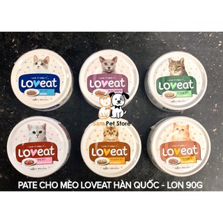 Pate mèo Loveat lon 90g ( Hàn Quốc)