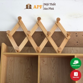 Móc Xếp Treo Quần Áo APF Chất Liệu gỗ MDF Nhập Khẩu Thiết Kế Hiện Đại Và Tiện Dụng KS046