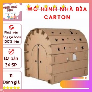 Nhà bìa  giấy carton cho bé