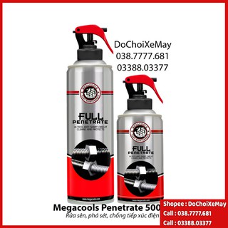 MEGACOOLS FULL PENETRATE 500ml Rửa sên, phá sét, chống ăn mòn, chống oxi hóa, hàng chính hãng . DoChoiXeMay