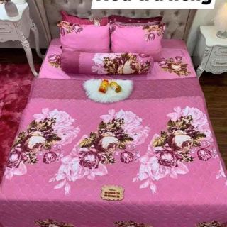 Bộ  5 món  ( MẪU  hoa  trà  hồng)