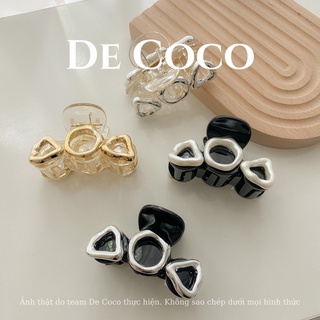 [Mã SKAMCLU8 giảm 10% cho đơn từ 100K] Kẹp tóc Hạnh nhân, kẹp càng cua hot trend Hàn Quốc decoco.accessories