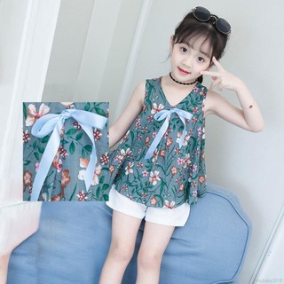 Set Áo Thun   Lỗ &amp; Quần Short Cho Bé Gái