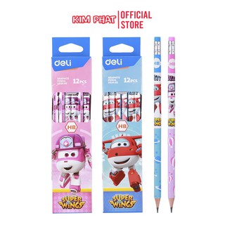Bút chì học sinh 2B DELI Super wings EU53400