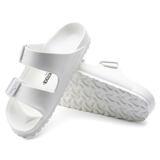 Dép Quai Ngang Nam Nữ Birkenstock Arizona Eva 129441 Màu Trắng