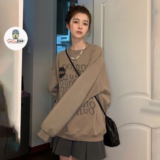 Áo Sweater tay to form rộng OLLU Áo hoodie nỉ trending Unisex - CUTE_ZOO