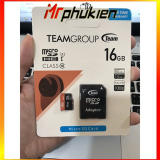 THẺ NHỚ MICROSD TEAM 16GB CLASS 10 - MrPhukien