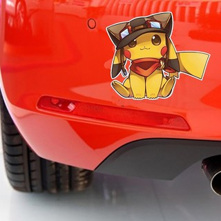 Miếng Dán Trang Trí Laptop / Xe Máy Hình Hoạt Hình Pokemon Dễ Thương