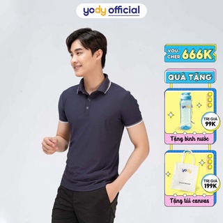Áo polo Nam YODY bo cổ cotton airy cool siêu mát thấm hút APM3959- Bổ sung