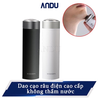 Máy Cạo Râu Điện Mini Cao Cấp , Máy Cạo Râu Không Thấm Nước Dành Cho Nam Sạc USB Mang Đi Du Dịch