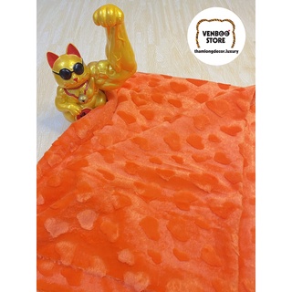 Vải lông xoắn velboa may gấu bông Teddy &amp; làm khăn trang trí | Cam Juice