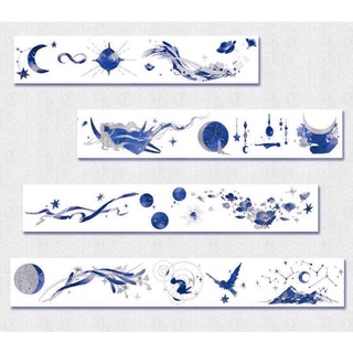 (Chiết theo chu kỳ) Băng dính washi tape hoạ tiết đặc biệt #20 CHU KÌ 90 CM