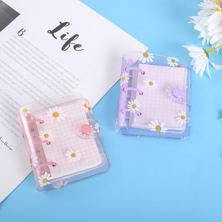 Mini Binder Bìa sổ còng dẻo 3 lỗ hình hoa cúc