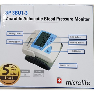 Máy đo huyết áp cổ tay BP 3BU1