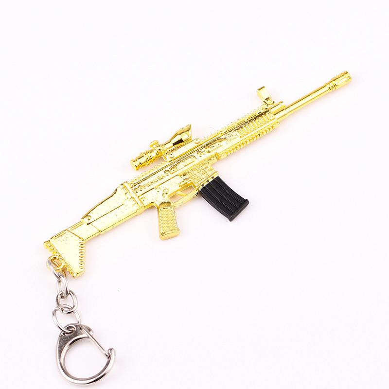 Móc khóa vật phẩm PUPG SCAR-L GOLD