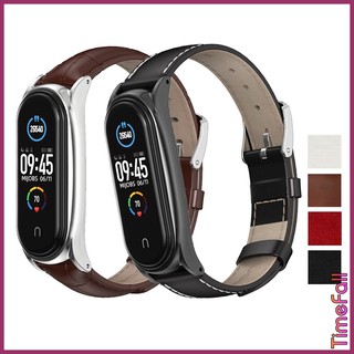 Dây đeo da bò PLUS mi band 6, Miband 5 chính hãng MIJOBS, dây đeo thay thế mi band 5, miband 6 da bò viền cong MIJOBS