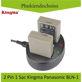 Pin sạc Kingma cho OLYMPUS BLN-1 + Hộp đựng Pin, Thẻ nhớ