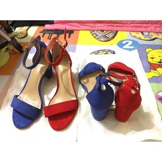Sandal cao 6cm size 34 da lộn
