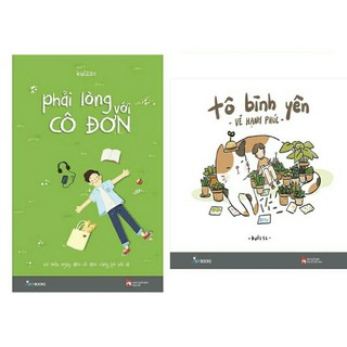 Sách - Combo phải lòng với cô đơn và tô bình yên vẽ hạnh phúc - Kulzsc