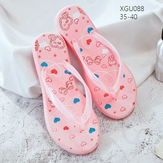 XGU088 XẢ HÀNG  Dép tông họa tiết cute
